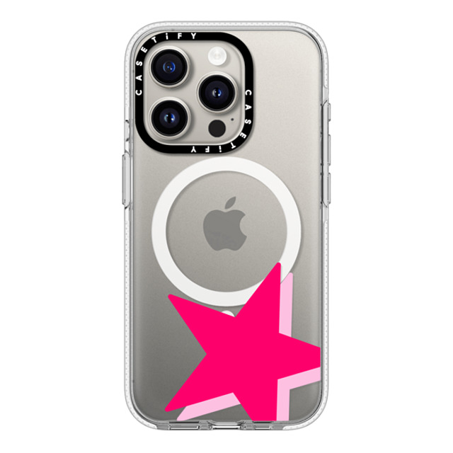 Allison Reich x CASETiFY iPhone 15 Pro ケース クリア クリア ケース MagSafe対応 Be a Star