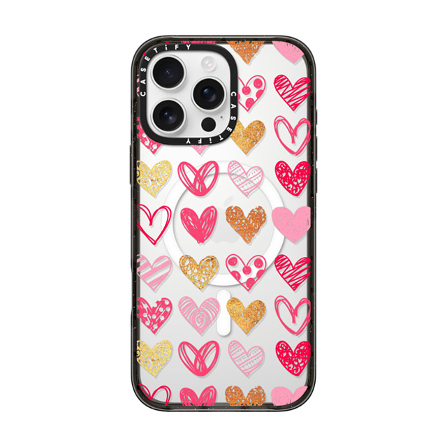 Allison Reich x CASETiFY iPhone 16 Pro Max Case Love,Abstract Black Impact Case MagSafe Compatible Doodle Hearts Father's Day Allison Reich x CASETiFY iPhone 16 Pro Max Case Love,Abstract Black Impact Case MagSafe Compatible Doodle Hearts Father's Day
