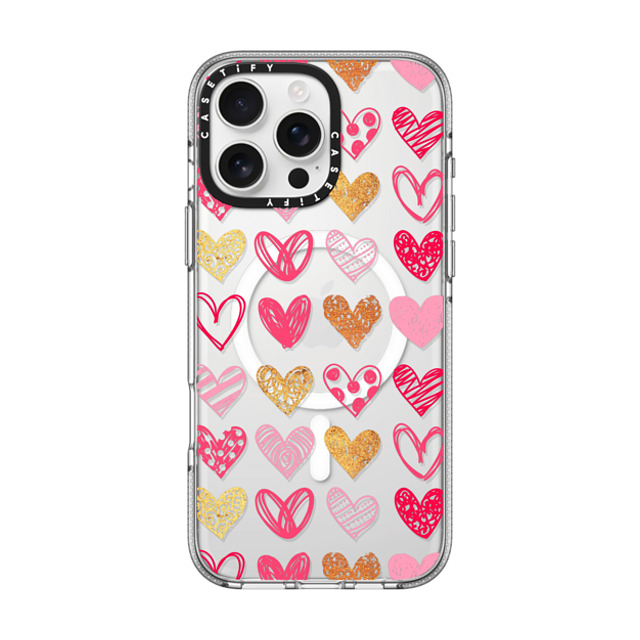 Allison Reich x CASETiFY iPhone 16 Pro Max Case Love,Abstract Clear Clear Case MagSafe Compatible Doodle Hearts Father's Day Allison Reich x CASETiFY iPhone 16 Pro Max Case Love,Abstract Clear Clear Case MagSafe Compatible Doodle Hearts Father's Day