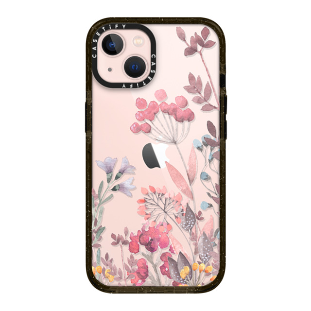 Allison Reich x CASETiFY iPhone 13 ケース ブラック インパクトケース Springtime