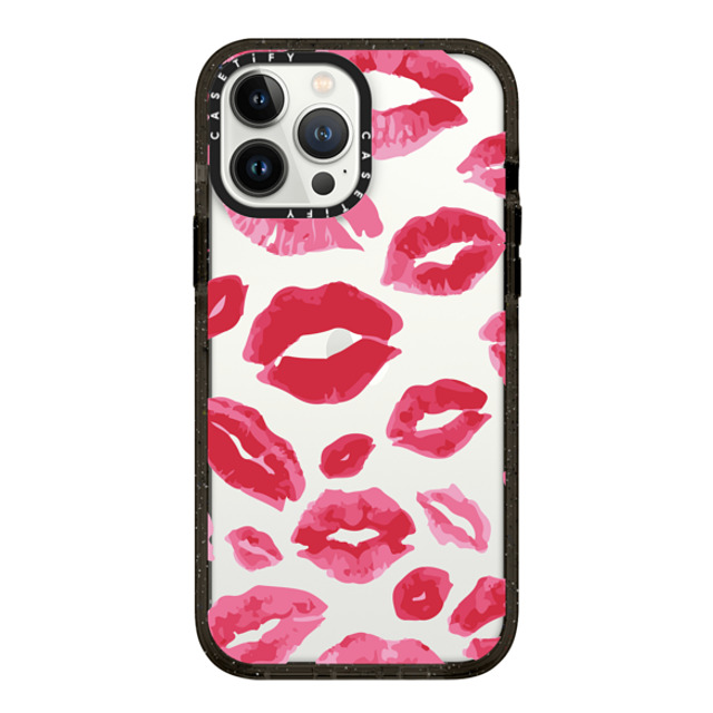 Allison Reich x CASETiFY iPhone 13 Pro Max Case Love,Abstract ブラック インパクトケース Lipstick Kisses Mother's Day Allison Reich x CASETiFY iPhone 13 Pro Max Case Love,Abstract ブラック インパクトケース Lipstick Kisses Mother's Day
