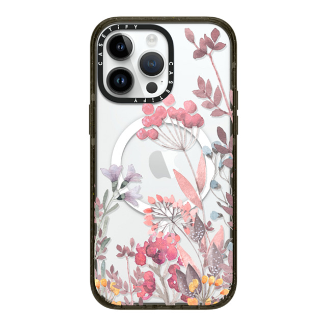 Allison Reich x CASETiFY iPhone 14 Pro Max ケース ブラック インパクトケース MagSafe対応 Springtime