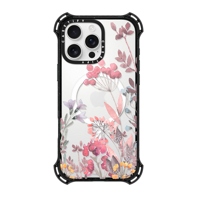 Allison Reich x CASETiFY iPhone 16 Pro Max ケース ブラック バウンスケース Springtime