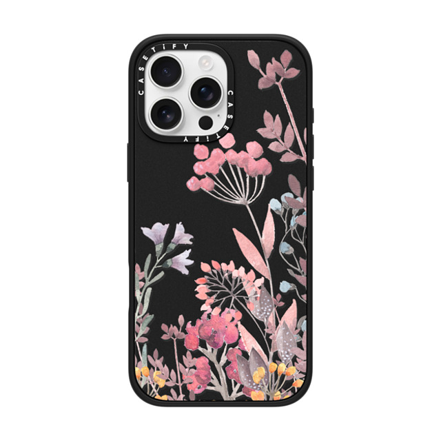 Allison Reich x CASETiFY iPhone 16 Pro Max ケース マットブラック インパクトケース MagSafe対応 Springtime