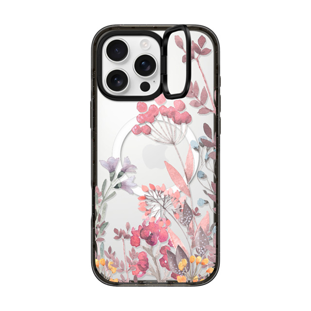 Allison Reich x CASETiFY iPhone 16 Pro Max ケース ブラック インパクトリングスタンドケース MagSafe対応 Springtime