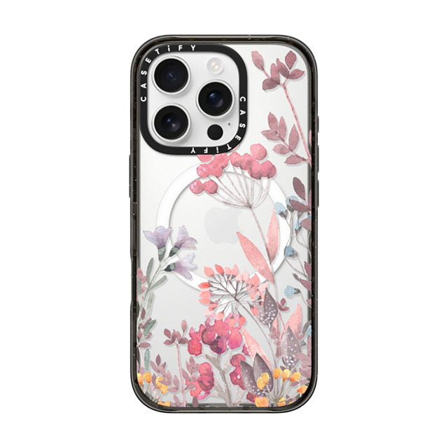 Allison Reich x CASETiFY iPhone 16 Pro ケース ブラック インパクトケース MagSafe対応 Springtime