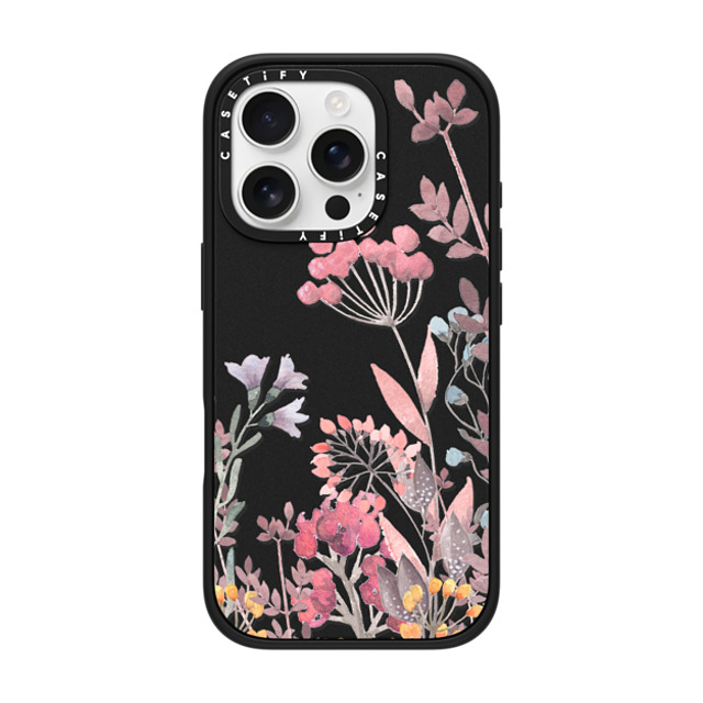 Allison Reich x CASETiFY iPhone 16 Pro ケース マットブラック インパクトケース MagSafe対応 Springtime