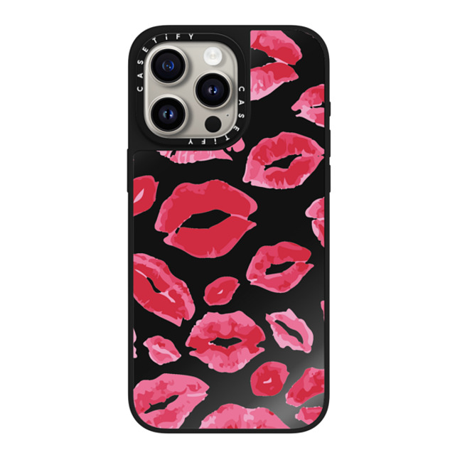 Allison Reich x CASETiFY iPhone 15 Pro Max Case Love,Abstract Black on Black ミラーケース MagSafe対応 Lipstick Kisses Mother's Day Allison Reich x CASETiFY iPhone 15 Pro Max Case Love,Abstract Black on Black ミラーケース MagSafe対応 Lipstick Kisses Mother's Day
