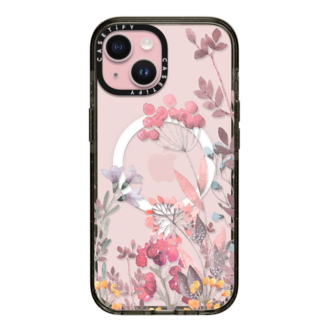 Allison Reich x CASETiFY iPhone 15 ケース Floral ブラック インパクトケース MagSafe対応 Springtime Father's Day Allison Reich x CASETiFY iPhone 15 ケース Floral ブラック インパクトケース MagSafe対応 Springtime Father's Day