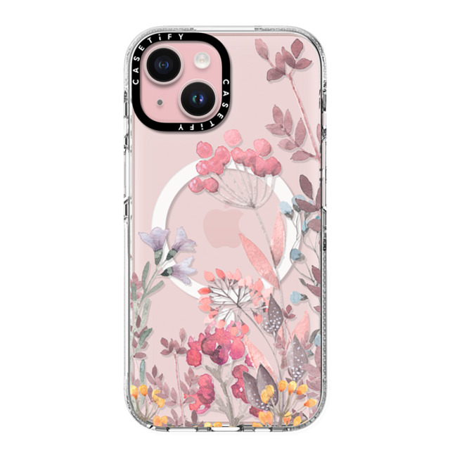 Allison Reich x CASETiFY iPhone 15 ケース クリア クリア ケース MagSafe対応 Springtime