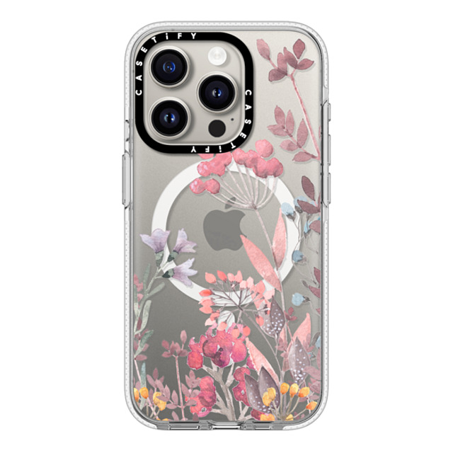 Allison Reich x CASETiFY iPhone 15 Pro ケース クリア クリア ケース MagSafe対応 Springtime