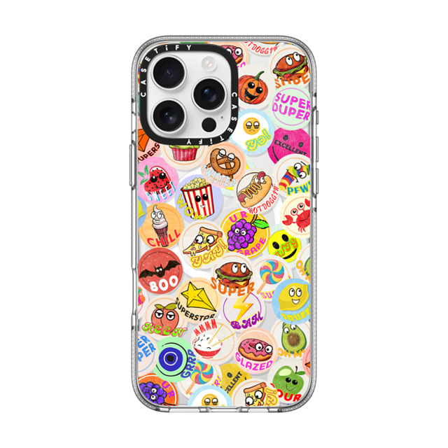 Allison Reich x CASETiFY iPhone 16 Pro Max ケース Sticker クリア クリア ケース MagSafe対応 All NEW Vintage Smelly Stickers Father's Day Allison Reich x CASETiFY iPhone 16 Pro Max ケース Sticker クリア クリア ケース MagSafe対応 All NEW Vintage Smelly Stickers Father's Day