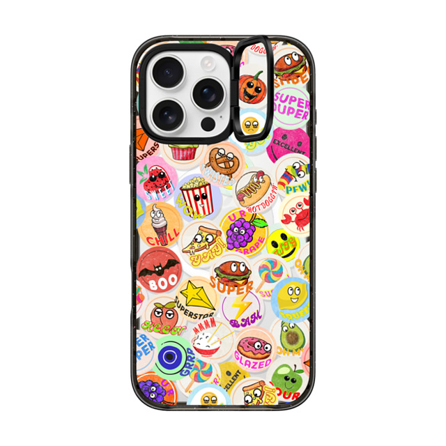 Allison Reich x CASETiFY iPhone 16 Pro Max ケース Sticker ブラック インパクトリングスタンドケース MagSafe対応 All NEW Vintage Smelly Stickers Father's Day Allison Reich x CASETiFY iPhone 16 Pro Max ケース Sticker ブラック インパクトリングスタンドケース MagSafe対応 All NEW Vintage Smelly Stickers Father's Day