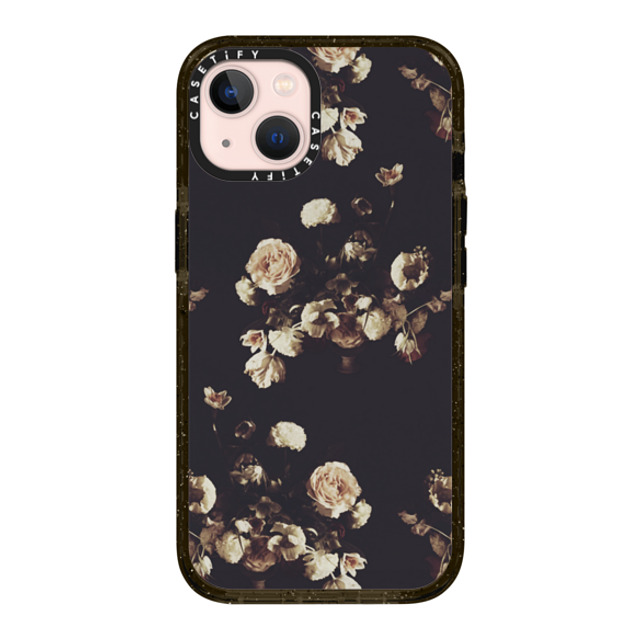 Allison Reich x CASETiFY iPhone 13 ケース ブラック インパクトケース MagSafe対応 Antique Floral