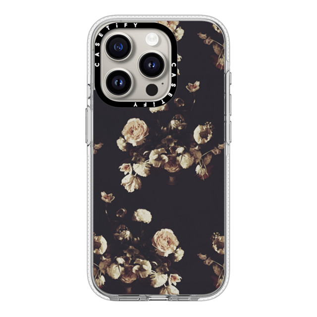 Allison Reich x CASETiFY iPhone 15 Pro ケース クリア クリア ケース MagSafe対応 Antique Floral