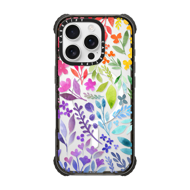Allison Reich x CASETiFY iPhone 16 Pro Case Floral,Line Art Black ウルトラ インパクトケース MagSafe 対応 Floral Rainbow Mother's Day Allison Reich x CASETiFY iPhone 16 Pro Case Floral,Line Art Black ウルトラ インパクトケース MagSafe 対応 Floral Rainbow Mother's Day