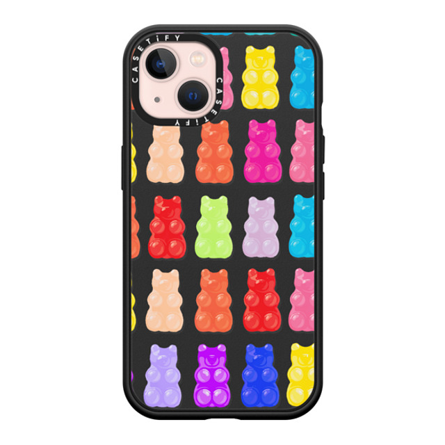 Allison Reich x CASETiFY iPhone 13 ケース マットブラック インパクトケース MagSafe対応 Gummy Bears