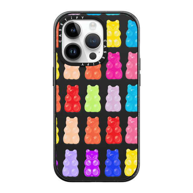 Allison Reich x CASETiFY iPhone 14 Pro ケース マットブラック インパクトケース MagSafe対応 Gummy Bears