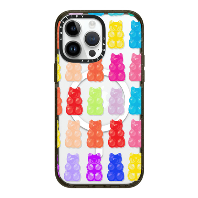 Allison Reich x CASETiFY iPhone 14 Pro Max ケース ブラック インパクトケース MagSafe対応 Gummy Bears