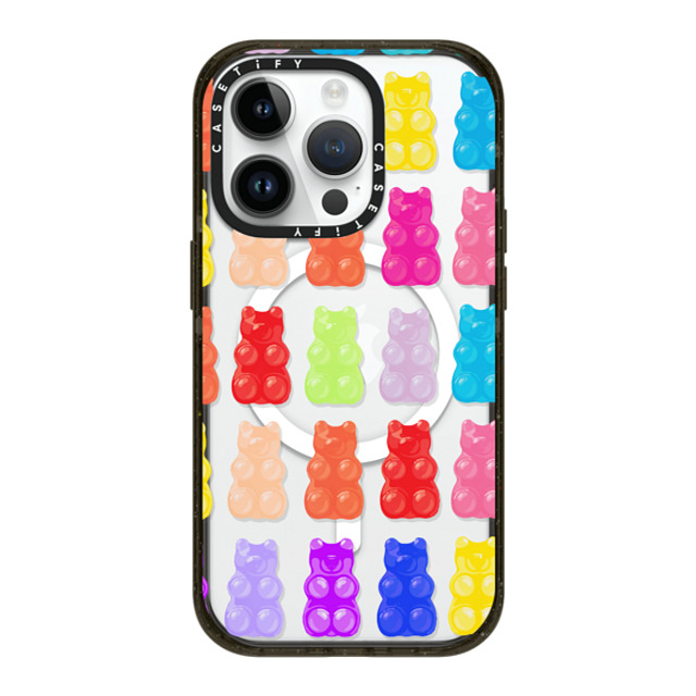 Allison Reich x CASETiFY iPhone 14 Pro ケース ブラック インパクトケース MagSafe対応 Gummy Bears