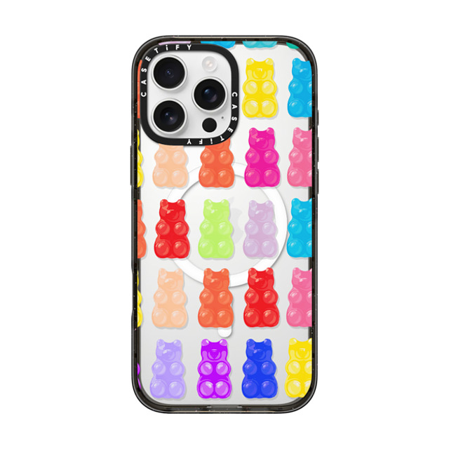 Allison Reich x CASETiFY iPhone 16 Pro Max ケース ブラック インパクトケース MagSafe対応 Gummy Bears