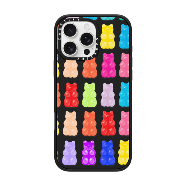 Allison Reich x CASETiFY iPhone 16 Pro Max ケース マットブラック インパクトケース Gummy Bears