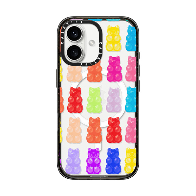 Allison Reich x CASETiFY iPhone 16 ケース ブラック インパクトケース MagSafe対応 Gummy Bears