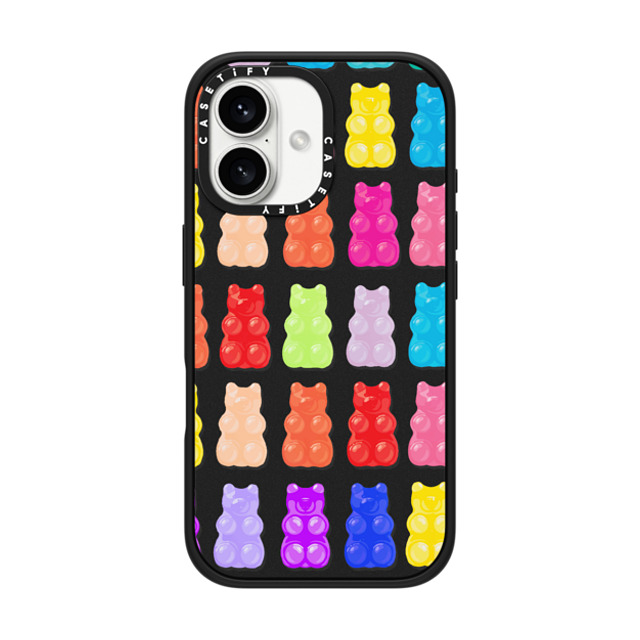 Allison Reich x CASETiFY iPhone 16 ケース マットブラック インパクトケース MagSafe対応 Gummy Bears