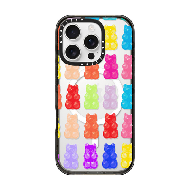 Allison Reich x CASETiFY iPhone 16 Pro ケース ブラック インパクトケース MagSafe対応 Gummy Bears