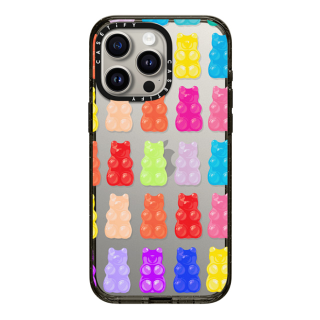 Allison Reich x CASETiFY iPhone 15 Pro Max ケース ブラック インパクトケース Gummy Bears