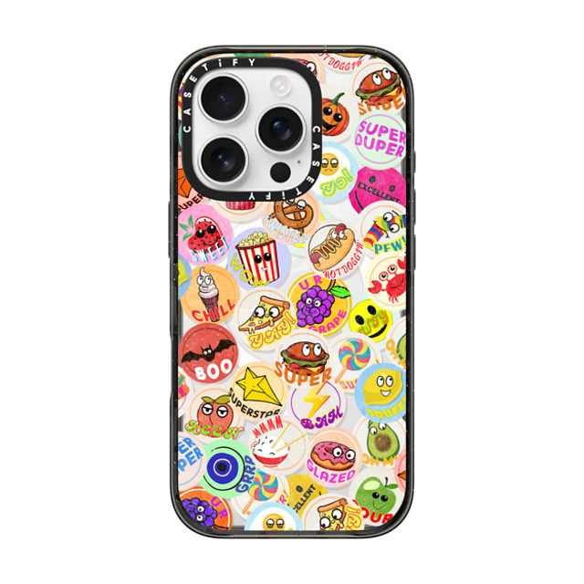 Allison Reich x CASETiFY iPhone 16 Pro Case Sticker Black Impact Case MagSafe Compatible All NEW Vintage Smelly Stickers Father's Day Allison Reich x CASETiFY iPhone 16 Pro Case Sticker Black Impact Case MagSafe Compatible All NEW Vintage Smelly Stickers Father's Day