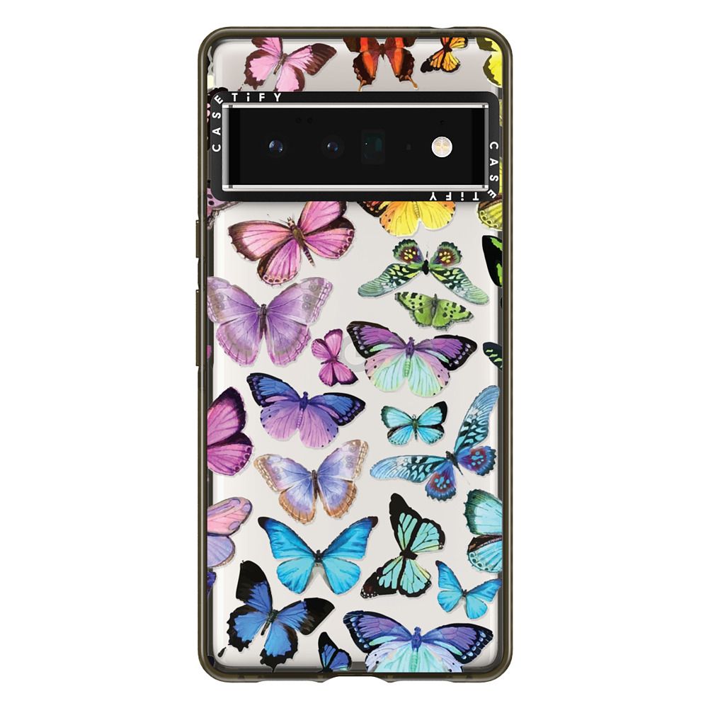 Impact Pixel 6 Pro Case - Butterfly Rainbow