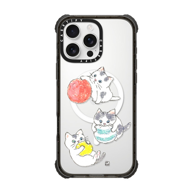 Color of Mori x CASETiFY iPhone 16 Pro Max Case Cat,Animal Black ウルトラ インパクトケース MagSafe 対応 kitties Mother's Day Color of Mori x CASETiFY iPhone 16 Pro Max Case Cat,Animal Black ウルトラ インパクトケース MagSafe 対応 kitties Mother's Day