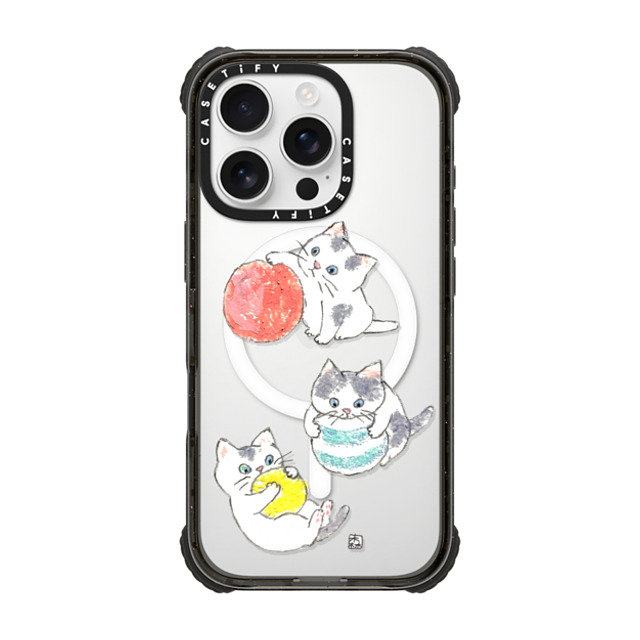 Color of Mori x CASETiFY iPhone 16 Pro Case Cat,Animal Black ウルトラ インパクトケース MagSafe 対応 kitties Mother's Day Color of Mori x CASETiFY iPhone 16 Pro Case Cat,Animal Black ウルトラ インパクトケース MagSafe 対応 kitties Mother's Day