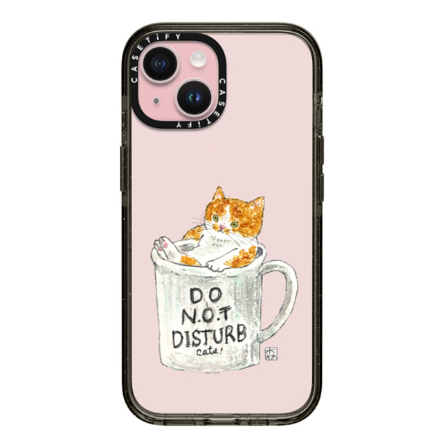 Color of Mori x CASETiFY iPhone 15 Case Cat,Animal Black Impact Case Do not disturb cats! Father's Day Color of Mori x CASETiFY iPhone 15 Case Cat,Animal Black Impact Case Do not disturb cats! Father's Day