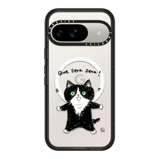 Color of Mori x CASETiFY Pixel 9 Case Cat,Animal ブラック マグネット式 インパクトケース Que sera sera! New iPhone Color of Mori x CASETiFY Pixel 9 Case Cat,Animal ブラック マグネット式 インパクトケース Que sera sera! New iPhone