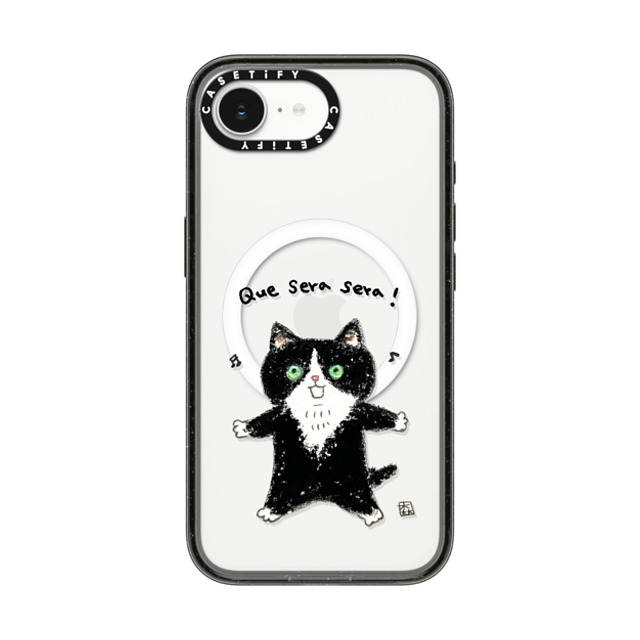 Color of Mori x CASETiFY iPhone 16e Case Cat,Animal Black Impact Case MagSafe Compatible Que sera sera! Back to School Color of Mori x CASETiFY iPhone 16e Case Cat,Animal Black Impact Case MagSafe Compatible Que sera sera! Back to School
