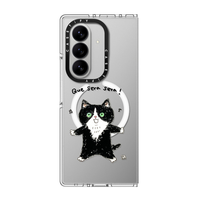 Color of Mori x CASETiFY Galaxy Z Fold7 Case Cat,Animal クリア マグネット式 クリアケース Que sera sera! New iPhone Color of Mori x CASETiFY Galaxy Z Fold7 Case Cat,Animal クリア マグネット式 クリアケース Que sera sera! New iPhone