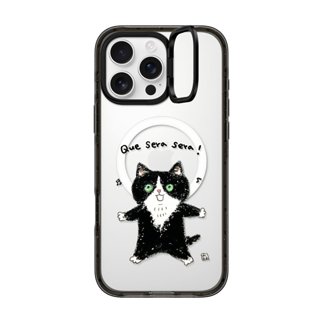 Color of Mori x CASETiFY iPhone 16 Pro Max Case Cat,Animal Black インパクトリングスタンドケース MagSafe対応 Que sera sera! Mother's Day Color of Mori x CASETiFY iPhone 16 Pro Max Case Cat,Animal Black インパクトリングスタンドケース MagSafe対応 Que sera sera! Mother's Day