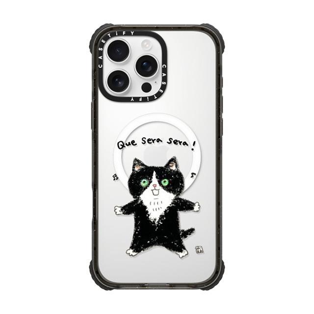 Color of Mori x CASETiFY iPhone 16 Pro Max Case Cat,Animal Black ウルトラ インパクトケース MagSafe 対応 Que sera sera! Back to School Color of Mori x CASETiFY iPhone 16 Pro Max Case Cat,Animal Black ウルトラ インパクトケース MagSafe 対応 Que sera sera! Back to School