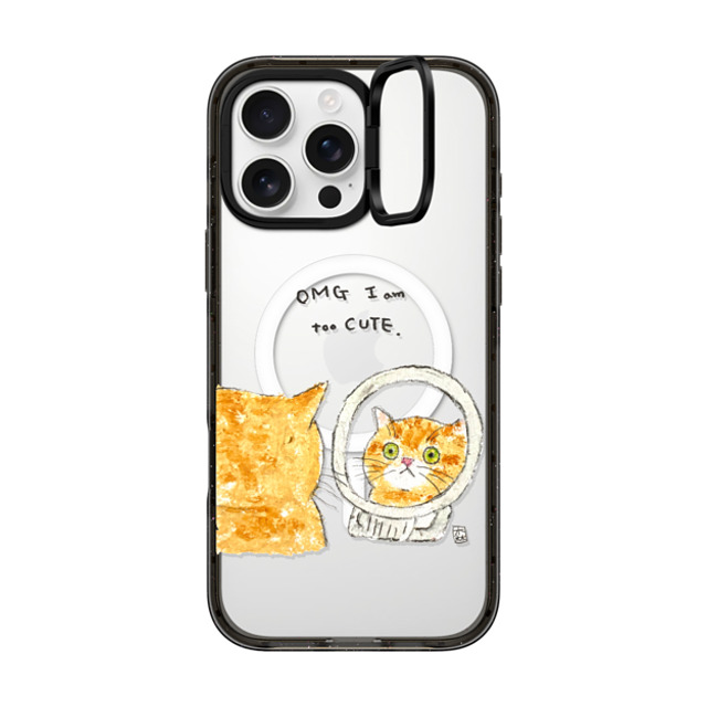 Color of Mori x CASETiFY iPhone 16 Pro Max Case Cat,Animal Black インパクトリングスタンドケース MagSafe対応 OMG I'm too CUTE Mother's Day Color of Mori x CASETiFY iPhone 16 Pro Max Case Cat,Animal Black インパクトリングスタンドケース MagSafe対応 OMG I'm too CUTE Mother's Day