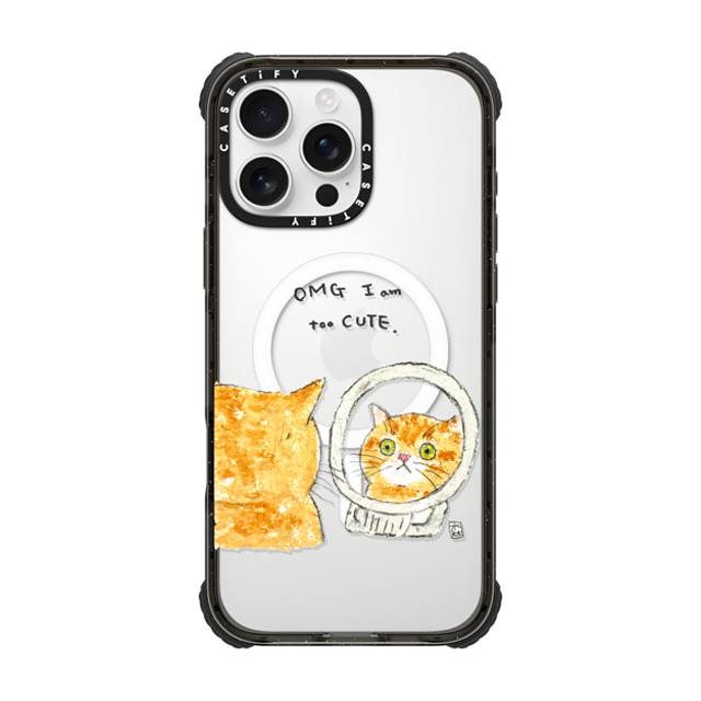 Color of Mori x CASETiFY iPhone 16 Pro Max Case Cat,Animal Black ウルトラ インパクトケース MagSafe 対応 OMG I'm too CUTE Mother's Day Color of Mori x CASETiFY iPhone 16 Pro Max Case Cat,Animal Black ウルトラ インパクトケース MagSafe 対応 OMG I'm too CUTE Mother's Day