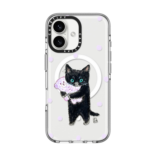 Color of Mori x CASETiFY iPhone 16 Case Cat,Animal Clear Clear Case MagSafe Compatible Night night! Mother's Day Color of Mori x CASETiFY iPhone 16 Case Cat,Animal Clear Clear Case MagSafe Compatible Night night! Mother's Day