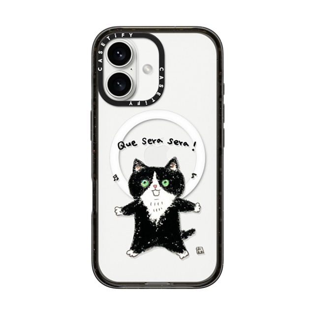 Color of Mori x CASETiFY iPhone 16 Case Cat,Animal Black Impact Case MagSafe Compatible Que sera sera! Mother's Day Color of Mori x CASETiFY iPhone 16 Case Cat,Animal Black Impact Case MagSafe Compatible Que sera sera! Mother's Day