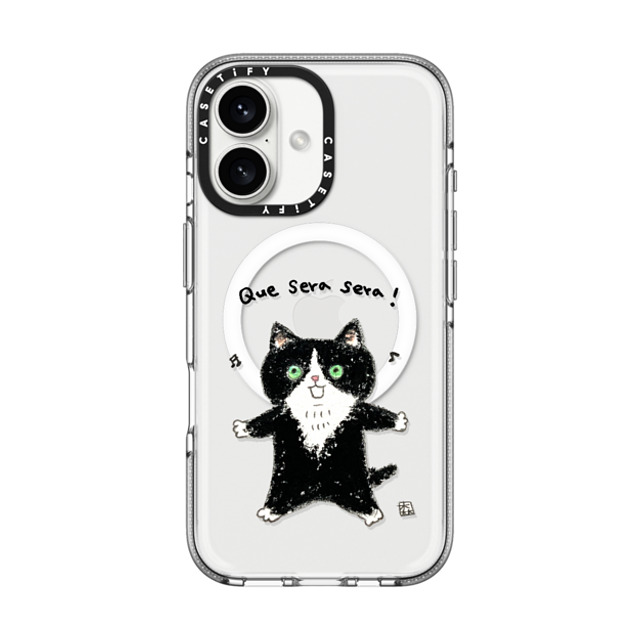 Color of Mori x CASETiFY iPhone 16 Case Cat,Animal Clear Clear Case MagSafe Compatible Que sera sera! Mother's Day Color of Mori x CASETiFY iPhone 16 Case Cat,Animal Clear Clear Case MagSafe Compatible Que sera sera! Mother's Day