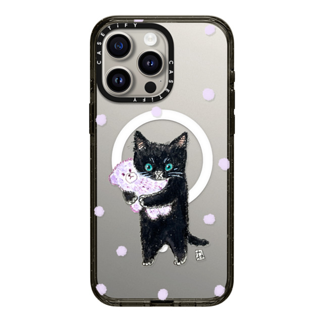 Color of Mori x CASETiFY iPhone 15 Pro Max Case Cat,Animal Black Impact Case MagSafe Compatible Night night! Mother's Day Color of Mori x CASETiFY iPhone 15 Pro Max Case Cat,Animal Black Impact Case MagSafe Compatible Night night! Mother's Day