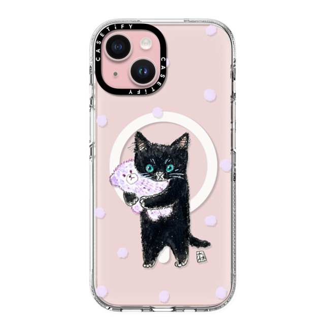 Color of Mori x CASETiFY iPhone 15 Case Cat,Animal Clear Clear Case MagSafe Compatible Night night! Mother's Day Color of Mori x CASETiFY iPhone 15 Case Cat,Animal Clear Clear Case MagSafe Compatible Night night! Mother's Day