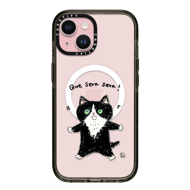 Color of Mori x CASETiFY iPhone 15 Case Cat,Animal Black Impact Case MagSafe Compatible Que sera sera! Back to School Color of Mori x CASETiFY iPhone 15 Case Cat,Animal Black Impact Case MagSafe Compatible Que sera sera! Back to School