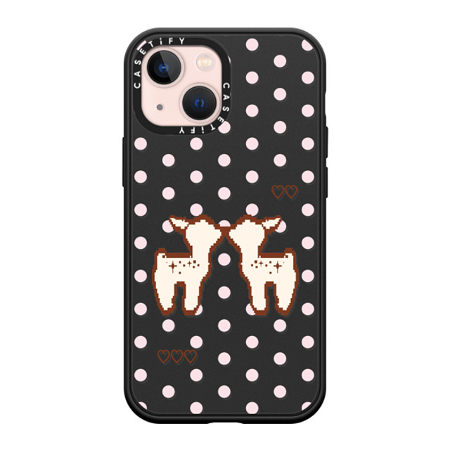NanaOuyang x CASETiFY iPhone 13 Mini �P�[�X Yes �}�b�g�u���b�N �C���p�N�g�P�[�X Snuggle Anytime