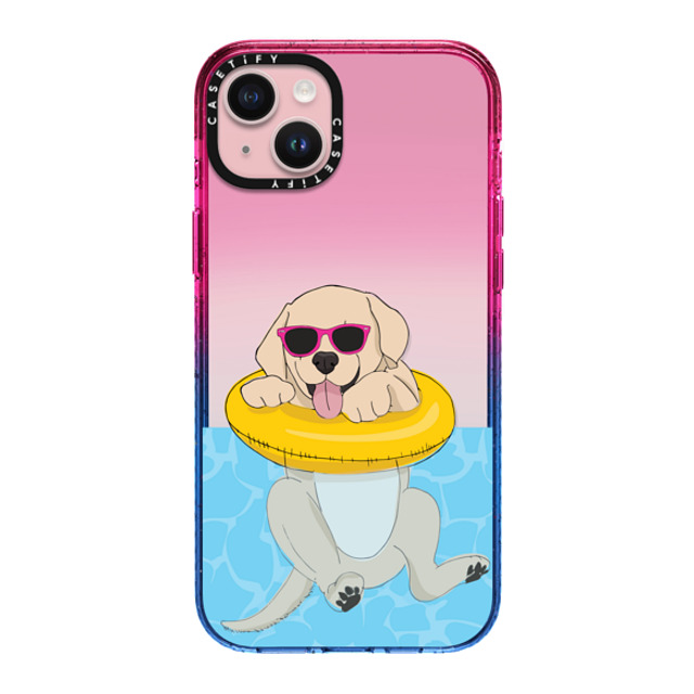 Megan Roy x CASETiFY iPhone 15 Plus Case Dog,Animal Cotton Candy Impact Case Swimming Yellow Labrador Back to School Megan Roy x CASETiFY iPhone 15 Plus Case Dog,Animal Cotton Candy Impact Case Swimming Yellow Labrador Back to School